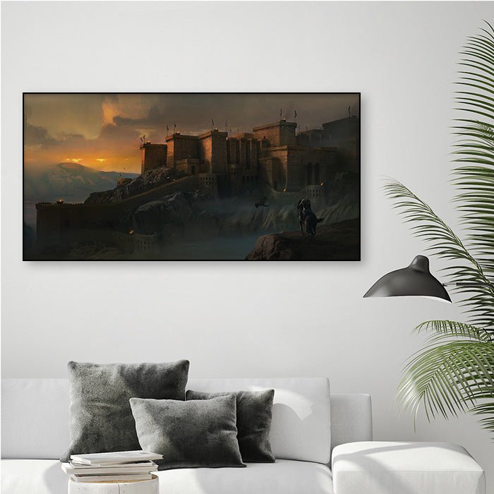 The Nubian fortress - Assassin's Creed art - Fine Art Print