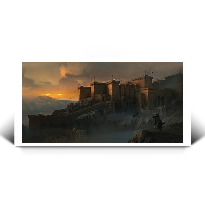 The Nubian fortress - Assassin's Creed art - Fine Art Print