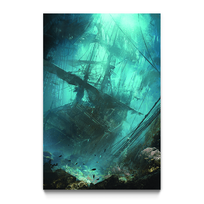 The Sunken Ship - Assassin's Creed art - Fine Art Print