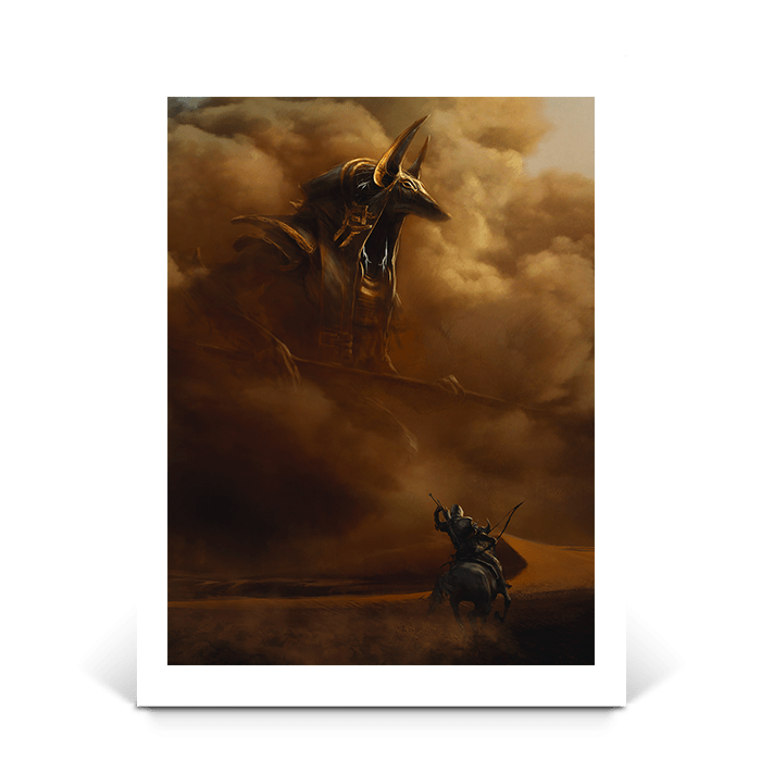 The Trial of Anubis - Assassin's Creed art - Fine Art Print