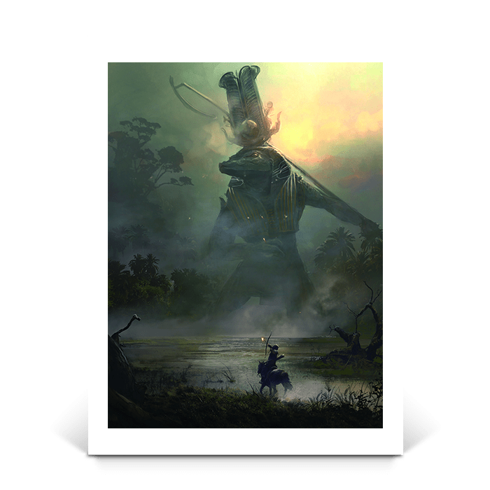 The trial of Sobek - Assassin's Creed art - Fine Art Print