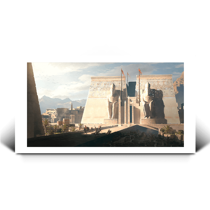 Thebes Entrance - Assassin's Creed art - Fine Art Print