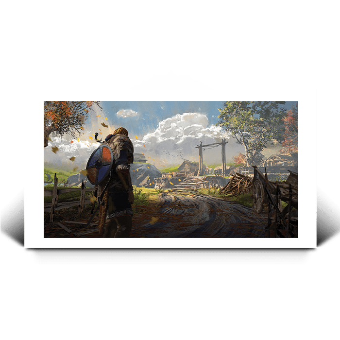 Thetford entrance - Assassin's Creed art - Fine Art Print