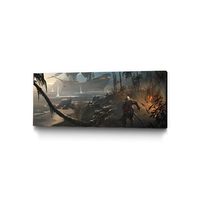 Under cannons fire - Assassin's Creed art - Museum Canvas