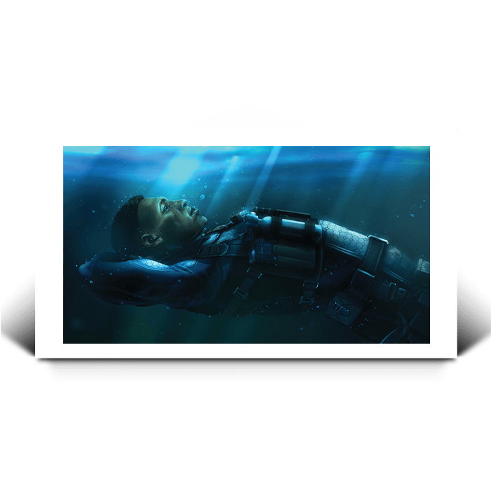 Wamai - Underwater - Six Siege art - Fine Art Print