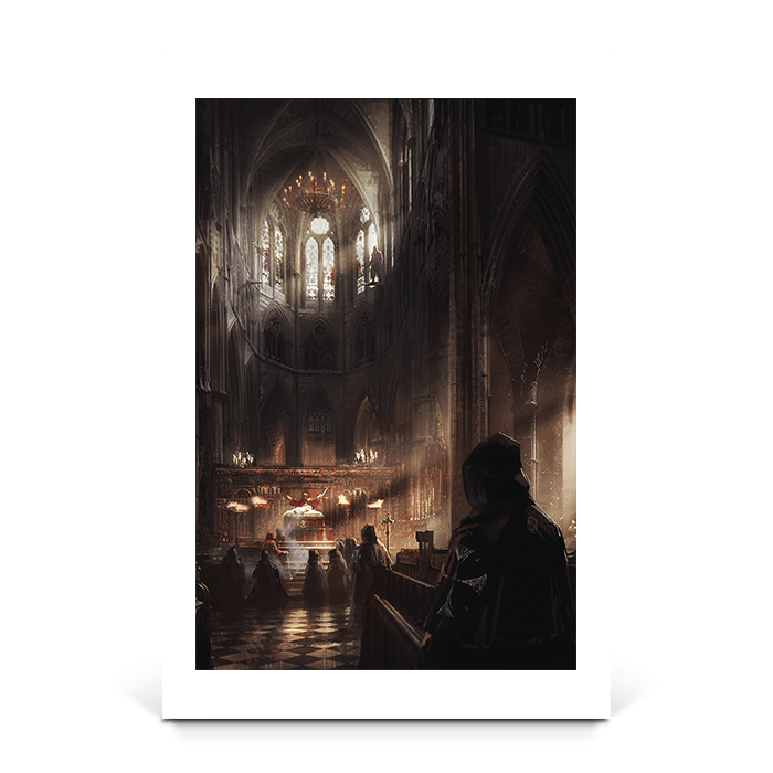 Westminster Abbey - Assassin's Creed art - Fine Art Print