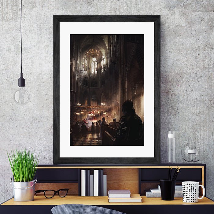 Westminster Abbey - Assassin's Creed art - Fine Art Print