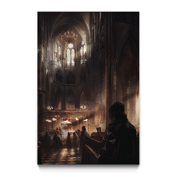 Westminster Abbey - Assassin's Creed art - Fine Art Print