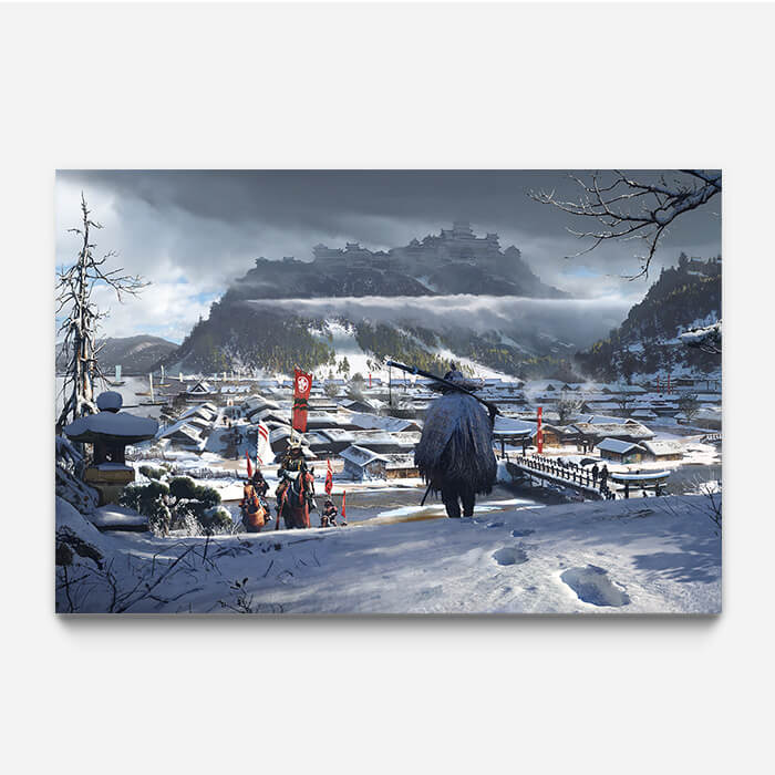 Winter in Sumoto - Assassin's Creed art - Fine Art Print