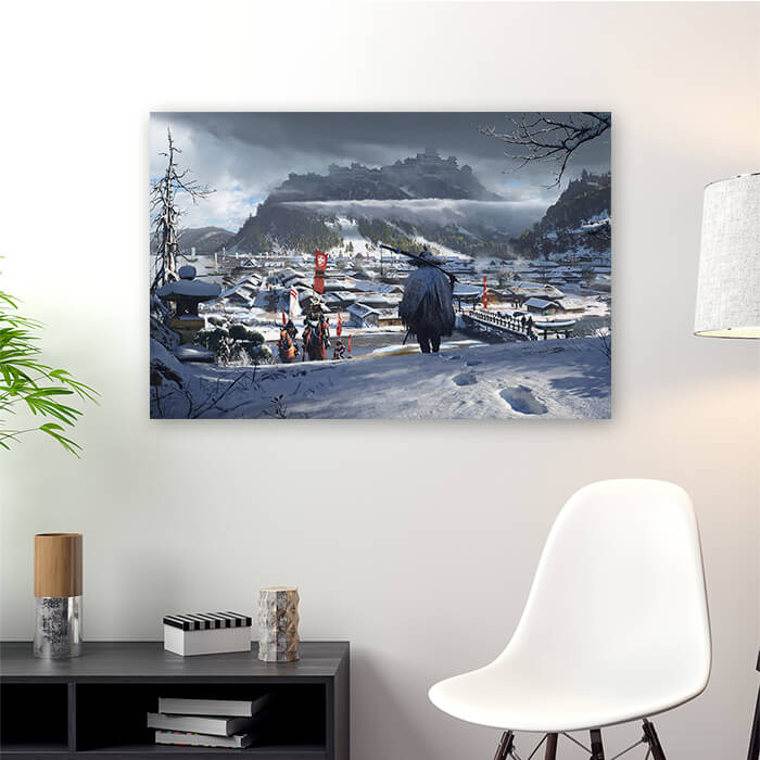 Winter in Sumoto - Assassin's Creed art - Museum Canvas