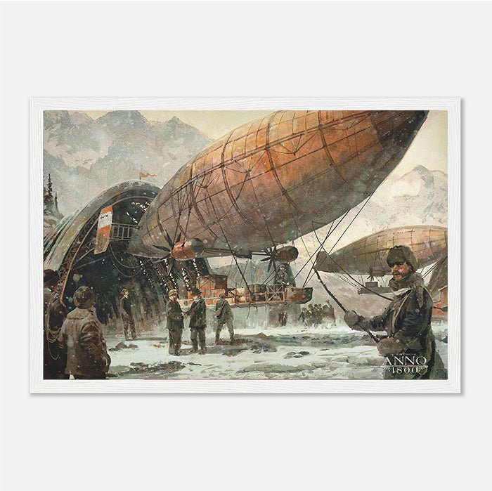 Zeppelin - Anno art - Framed Print